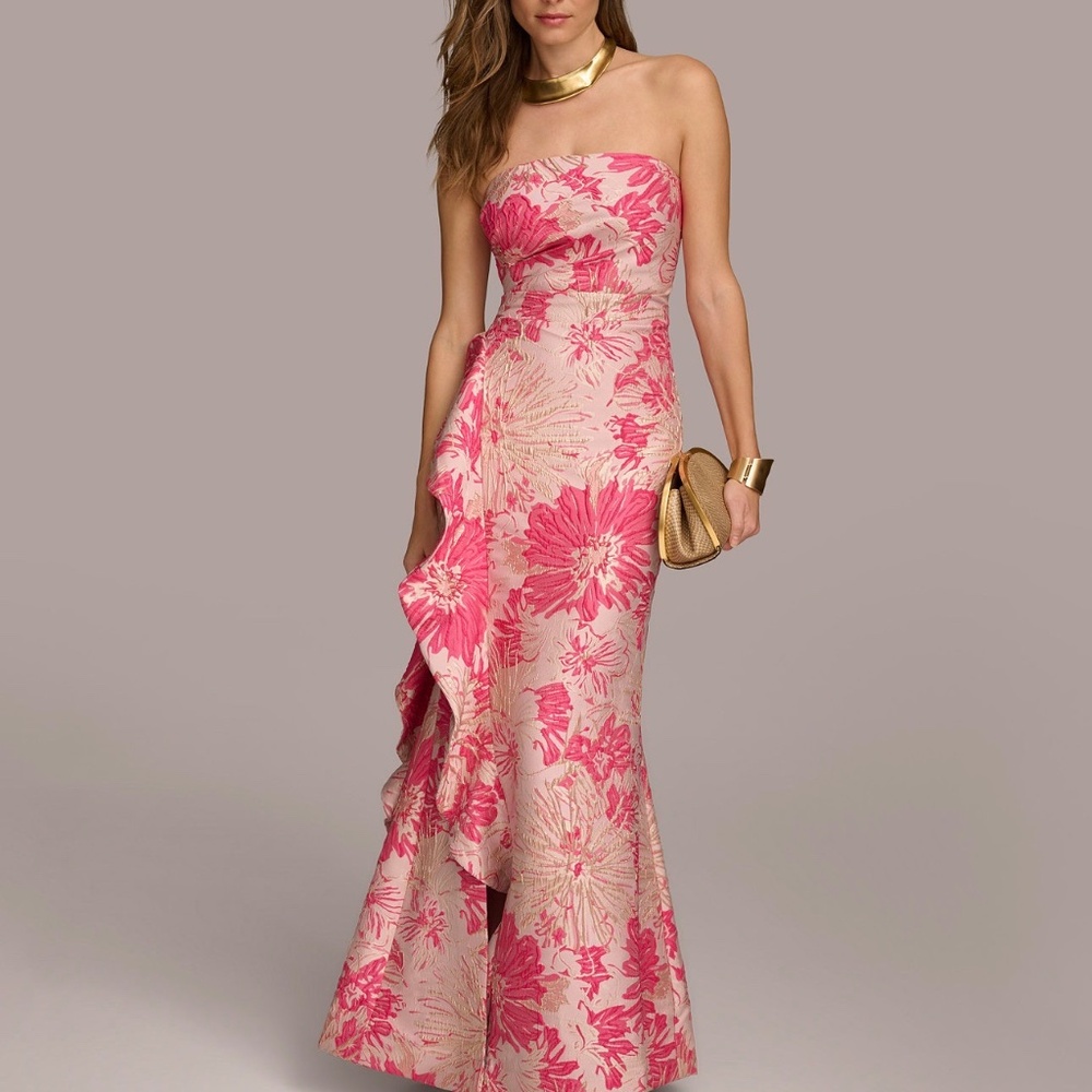 Donna Karan Strapless Dress
